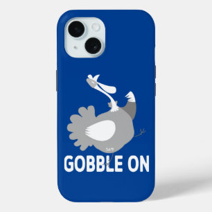 GOBBLE ON funny thanksgiving iPhone 15 Case