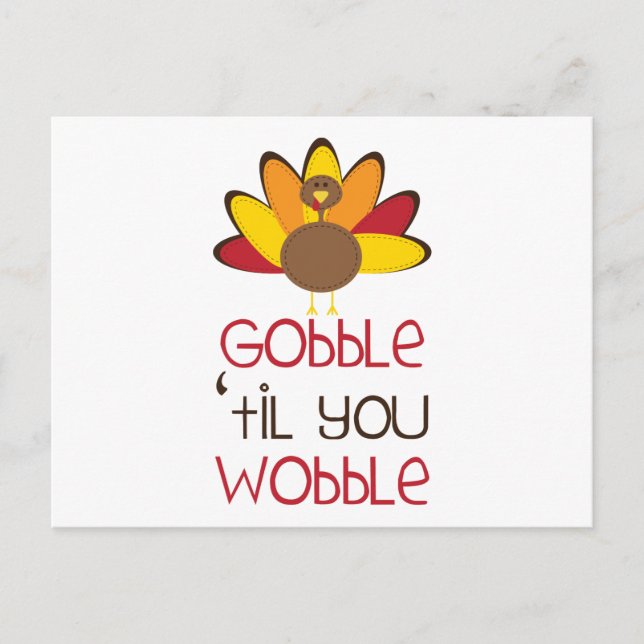 Gobble Postcard (Front)