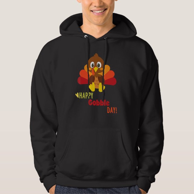 Gobble Til You Wobble Hoodie (Front)