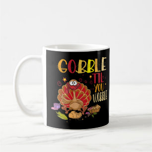 Gobble Til You Wobble Vintage Outfit Toddler Thank Coffee Mug