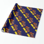 Gobble Tov Thanksgivukkah Turkey Wrapping Paper<br><div class="desc">It's the very funny 'Gobble Tov' turkey Thanksgivukkah gift wrapping paper for Hanukkah! That's right... this year, the first day of Hanukkah falls on Thanksgiving Day, November 28, 2013. Which, according to one analysis of the Jewish and Gregorian calendars, won’t happen again for more than 75, 000 years!! Commemorate this...</div>