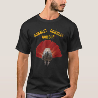 Gobble Turkey Thanksgiving African Grey Parrot T S T-Shirt