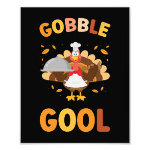 Gobblegool Turkey Thanksgiving Photo Print