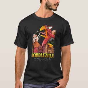 Gobblezilla Turkey Thanksgiving1536png1536 T-Shirt