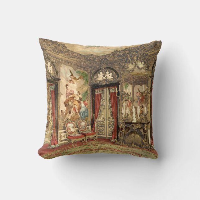 Gobelin Tapestries I, Linderhof Castle, Germany Cushion (Front)