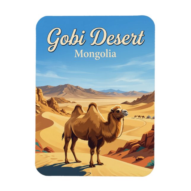 Gobi Desert Mongolia Magnet (Vertical)