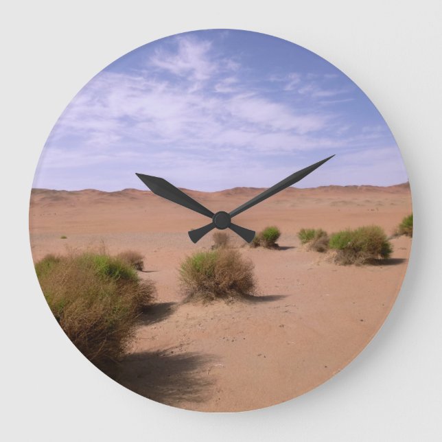 Gobi Desert View Large Clock (Front)