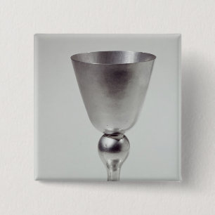 Goblet or wine cup, South American 15 Cm Square Badge