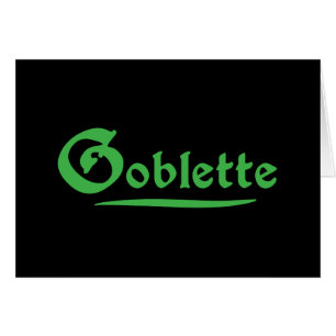Goblette Greeting Card