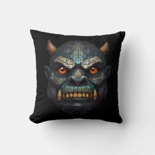 Goblin and Orc Portrait Cushion