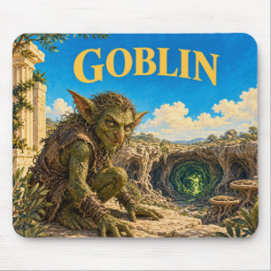 Goblin, Gothic Fantasy Monster Mouse Pad