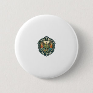 Goblin Gremlin Cat Cute Kitty Design - Goblin Grem 6 Cm Round Badge