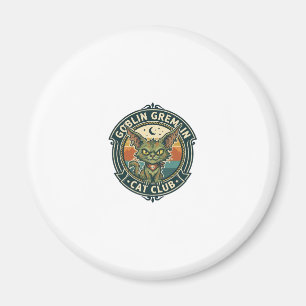 Goblin Gremlin Cat Cute Kitty Design - Goblin Grem Magnet