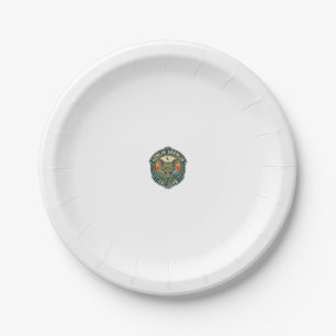 Goblin Gremlin Cat Cute Kitty Design - Goblin Grem Paper Plate