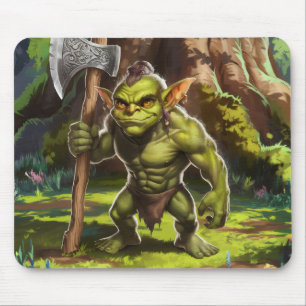 Goblin guardian of the forest. mouse pad