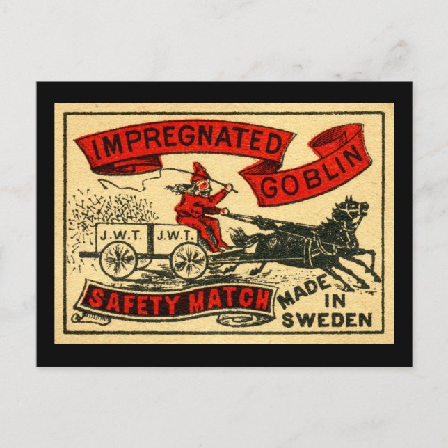 Goblin is Enceinte Postcard (Front)