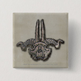 Goblin King Staff Icon 15 Cm Square Badge