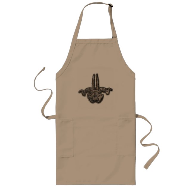 Goblin King Staff Icon Long Apron (Front)