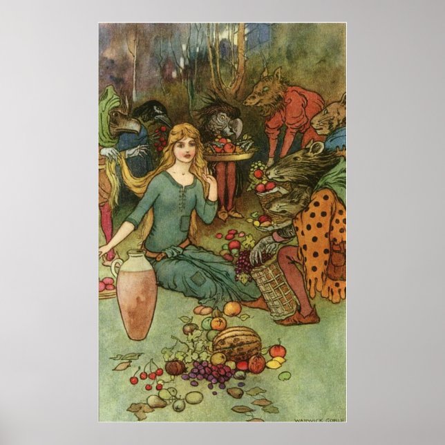 Goblin Market by warwick goble Poster (Front)