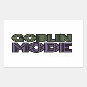 Goblin Mode Circa 2022 Rectangular Sticker