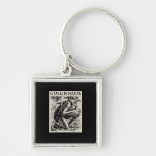 Goblin Mode Goblincore Vintage Aesthetic Funny Off Key Ring