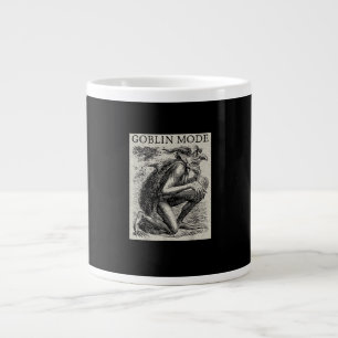 Goblin Mode Goblincore Vintage Aesthetic Funny Off Large Coffee Mug