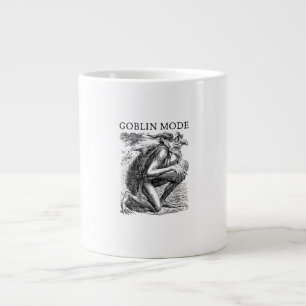 Goblin Mode Goblincore Vintage Aesthetic Funny Off Large Coffee Mug