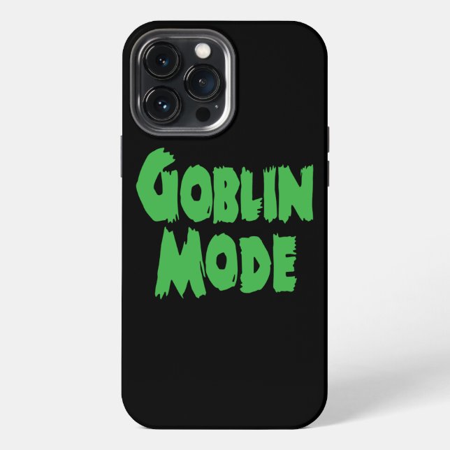 GOBLIN MODE iPhone CASE (Back)