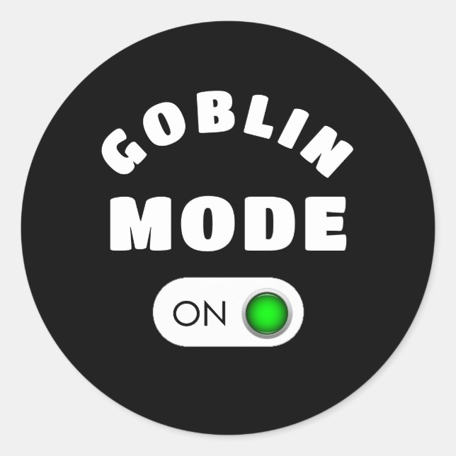 Goblin Mode Stickers (Front)