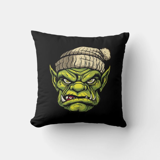 Goblin Mode: Winter Edition  Cushion (Front)