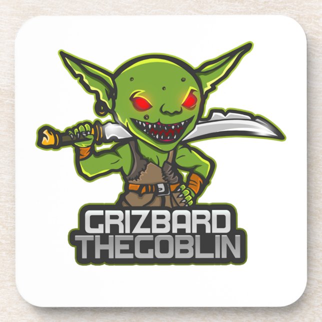 Goblin named Grizbard Coaster (Front)