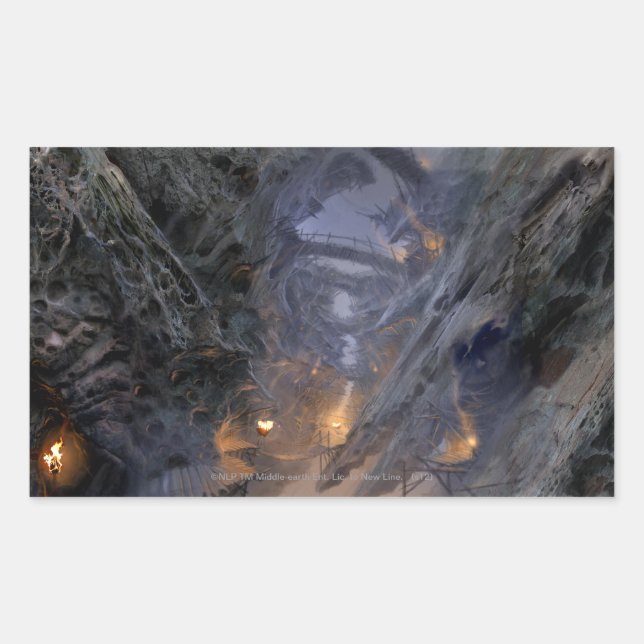 Goblin Town Concept - Bridges Rectangular Sticker (Front)