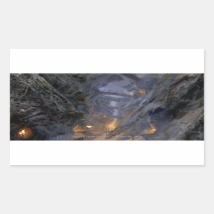Goblin Town Concept - Bridges Rectangular Sticker