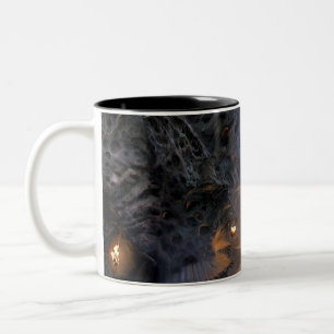 Goblin Town Concept - Bridges Two-Tone Coffee Mug