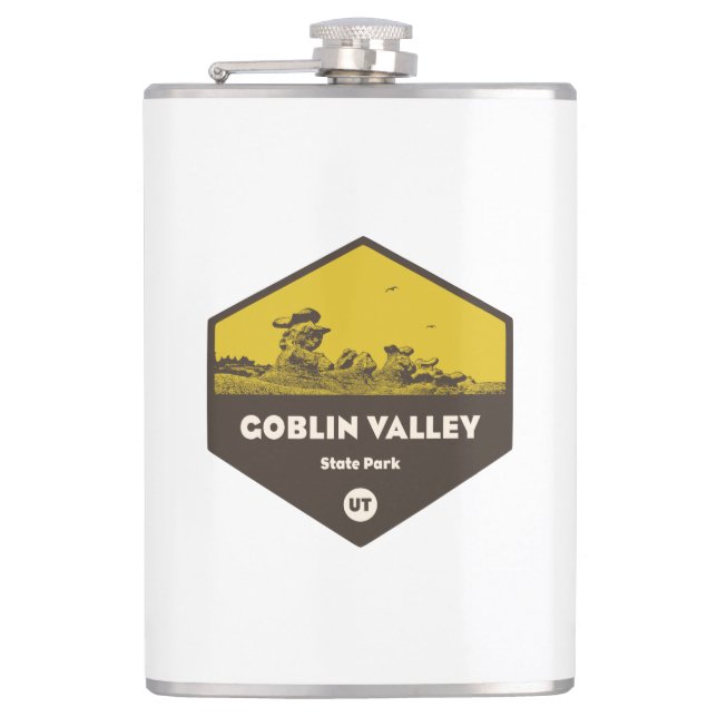 Goblin Valley State Park Hip Flask (Front)