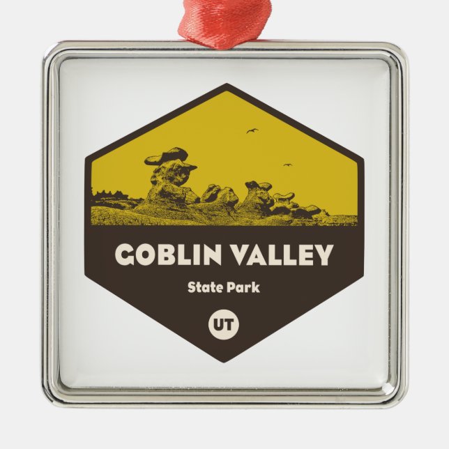 Goblin Valley State Park Metal Ornament (Front)