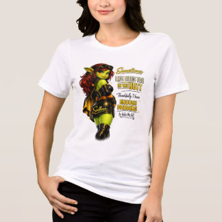 Goblinantics™ — Saffron™: Life Bites Tri-Blend Shirt