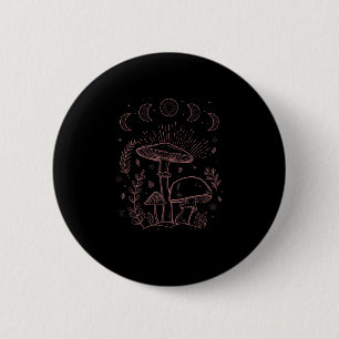 Goblincore Aesthetic Academia Cottagecore Mushroom 6 Cm Round Badge