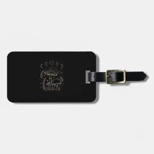 Goblincore Aesthetic Academia Cottagecore Mushroom Luggage Tag