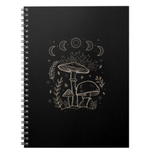 Goblincore Aesthetic Academia Cottagecore Mushroom Notebook