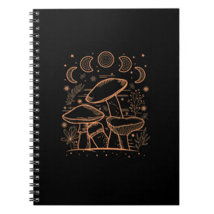 Goblincore Aesthetic Mushroom Fungi Academia Notebook