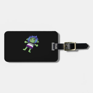 Goblincore Asexual Pride Goblin Classic Luggage Tag