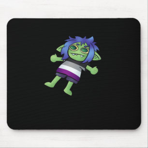 Goblincore Asexual Pride Goblin Classic Mouse Pad