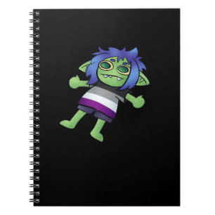 Goblincore Asexual Pride Goblin Classic Notebook