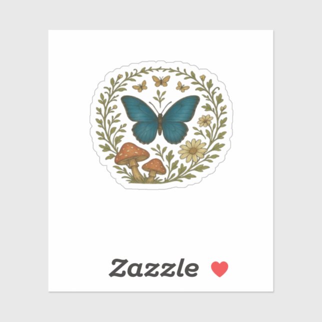 Goblincore Butterfly Fairycore Botanical Apparel C (Sheet)