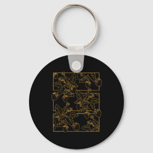 Goblincore Cottagecore Academia Aesthetic Strawber Key Ring