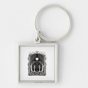 Goblincore Fantasy Gate To  Classic Key Ring