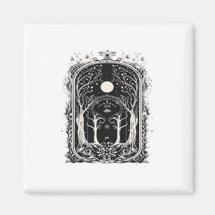 Goblincore Fantasy Gate To Classic Magnet