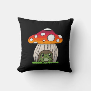 Goblincore Frog Classic Cushion