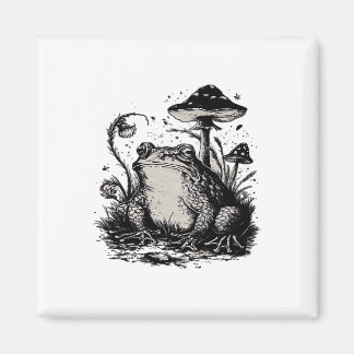 Goblincore Frog Minimal Classic Design Magnet